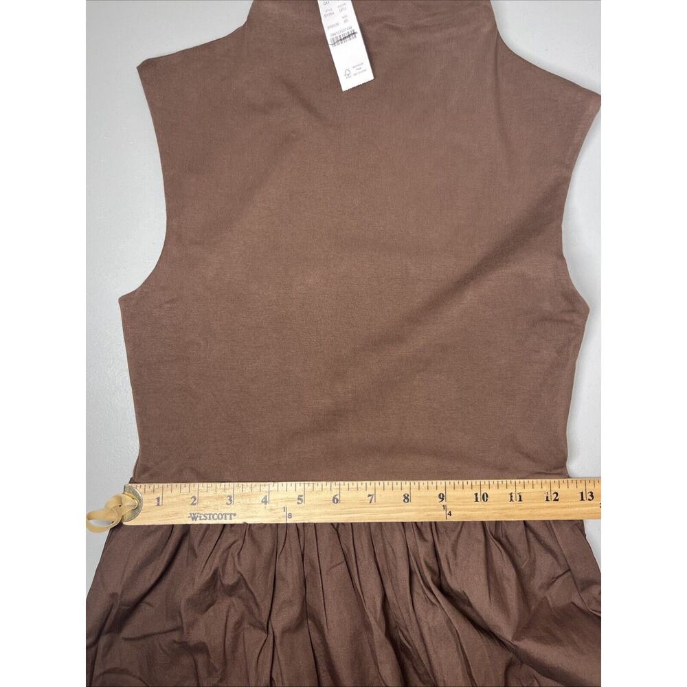 J. Crew Brown Sleeveless Midi Dress - Picture 8 of 11